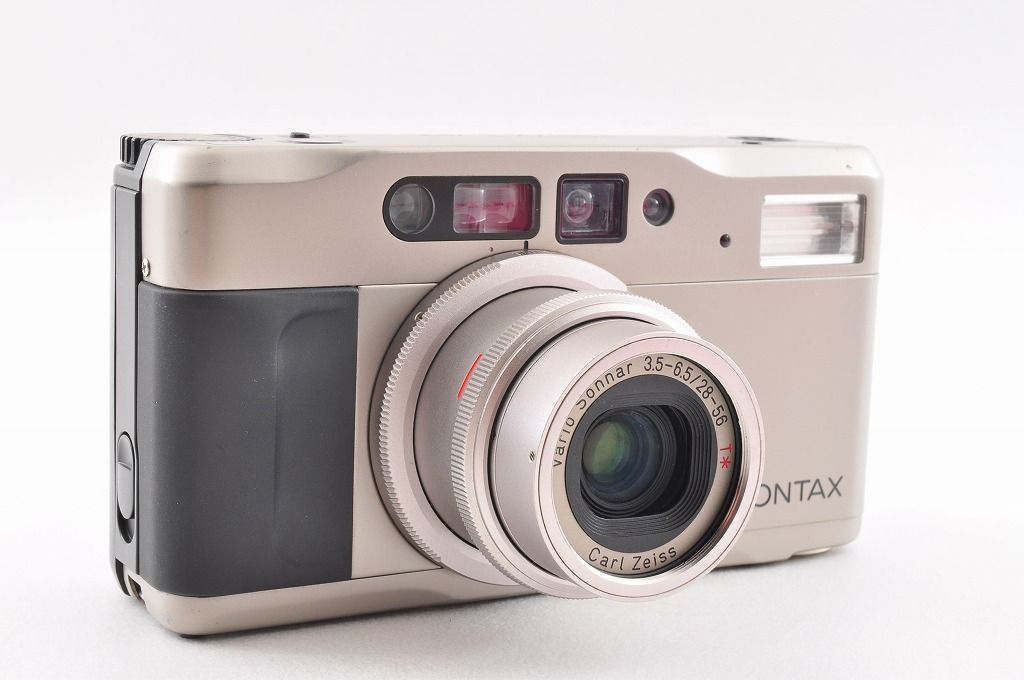  コンタックス Contax TVS II シルバー コンパクトフィルムカメラ Carl Zeiss Vario-Sonnar T レンズ搭載 コンパクトカメラ(フィルム) フィルムカメラ