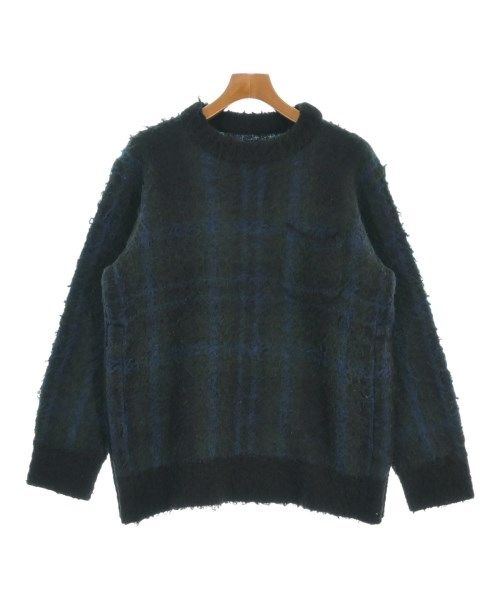 sacai サカイ ブラウス 長大 1(S位) 緑x黒(チェック) 【古着】【中古】 