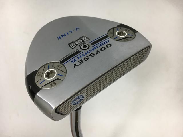 お買い得品！【中古ゴルフクラブ】オデッセイ WORKS CRUISER(ワークス クルーザー) V-LINE パター オリジナルスチール パター【14日間返品OK】