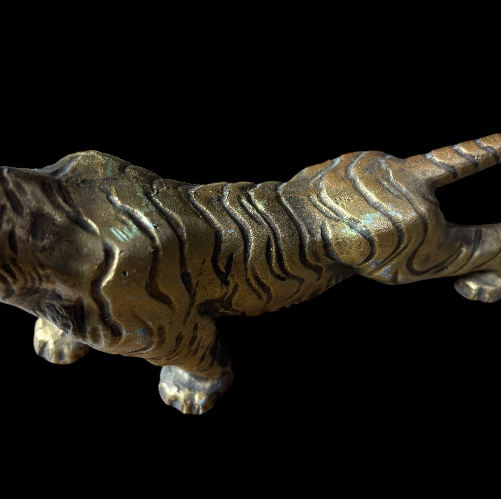 アンティーク　虎　中国　トラ　タイガー　骨董　大江戸　陶器製　置物 2体セット ホワイトタイガー 置物 トラ 木製 干支 虎 寅 タイガー 風水