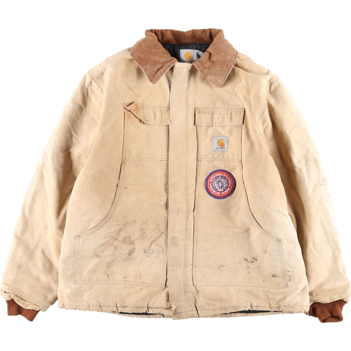 古着 カーハート Carhartt トラディショナルコート バックワッペン 