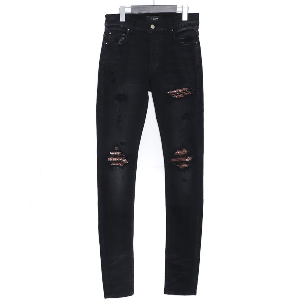 AMIRI MX1 BANDANA JEAN サイズ 29 AMIRI MX1 Bandana Jacquard Jeans | Black | FARFETCH PL