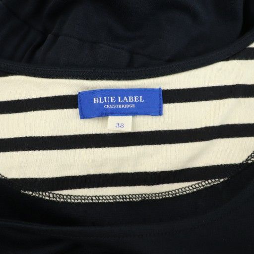 BLUE LABEL CRESTBRIDGE ノースリーブワンピース 38サイズ ブルーレーベルクレストブリッジ BLUE LABEL CRESTBRIDGE
