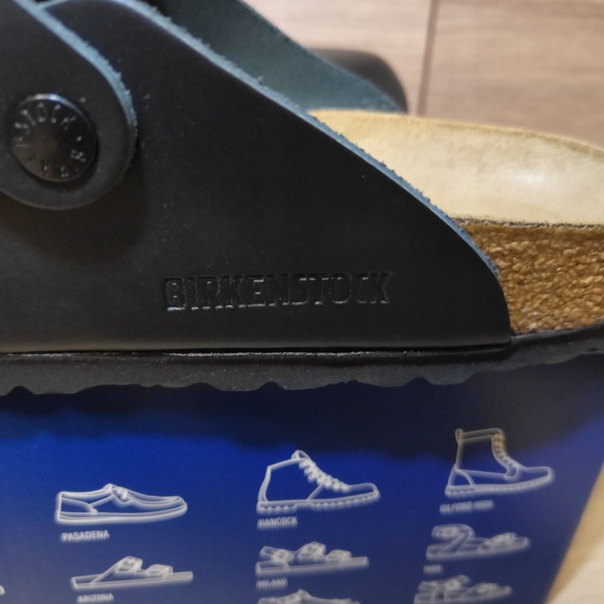 新品未使用 BIRKENSTOCK ボストン 本革 黒 ビルケンシュトック BIRKENSTOCK BOSTON Natural Leather ( REGULAR FIT ) BLACK