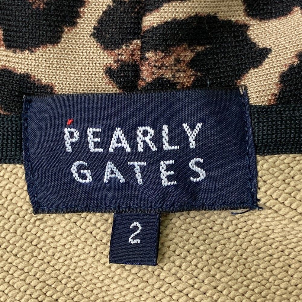 サイズ:2 PEARLY GATES パーリーゲイツ ジップパーカー ロゴ サイズ:2 PEARLY GATES パーリーゲイツ ジップパーカー ロゴ