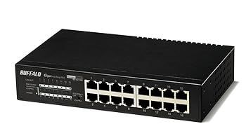 BUFFALO レイヤー2 ノン・インテリジェントGigaスイッチ16ポート BS-G2116U