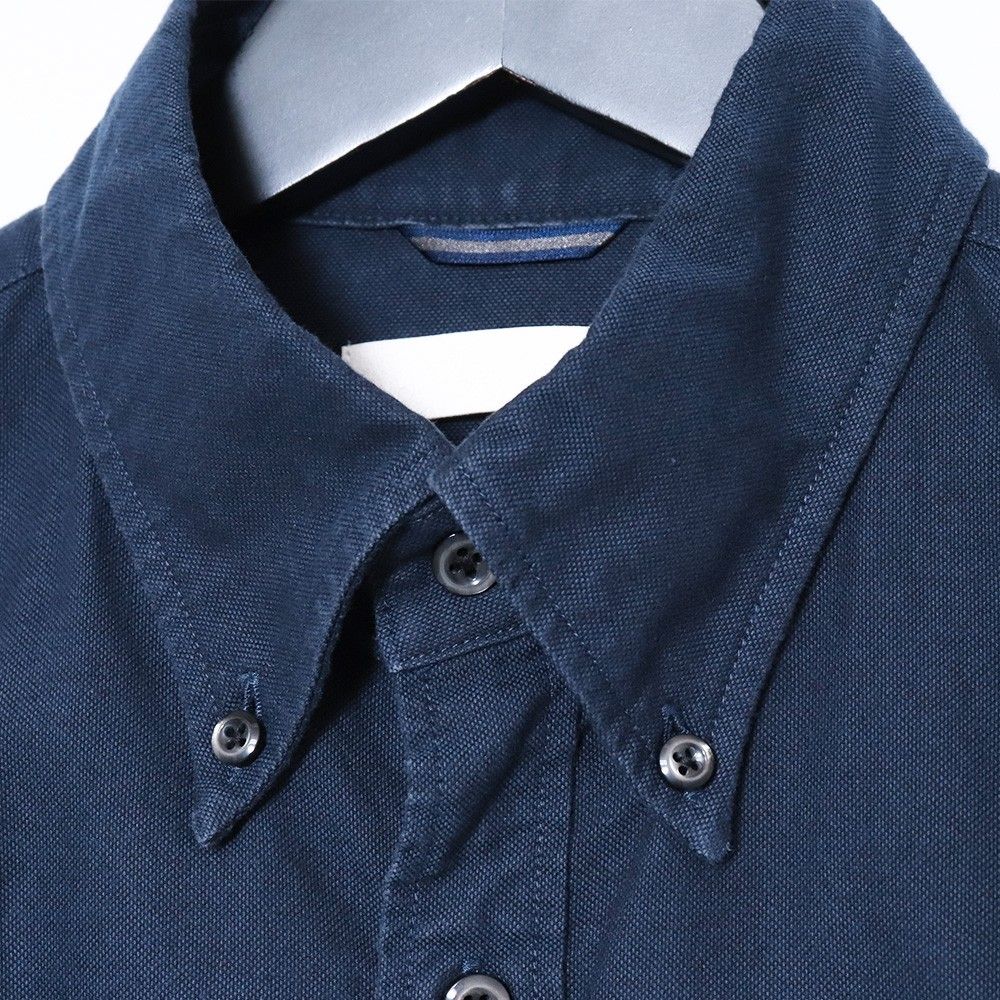 品質が完璧 B.D. JERSEY SIDE JUNHASHIMOTO SHIRT ネイビー サイズ3 トップス