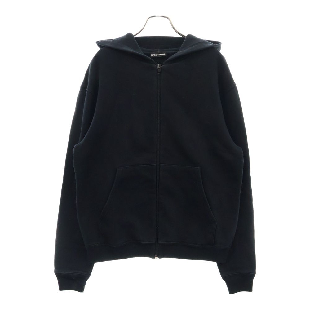 BALENCIAGA (バレンシアガ) 19AW バックロゴ プリント ジップアップ  