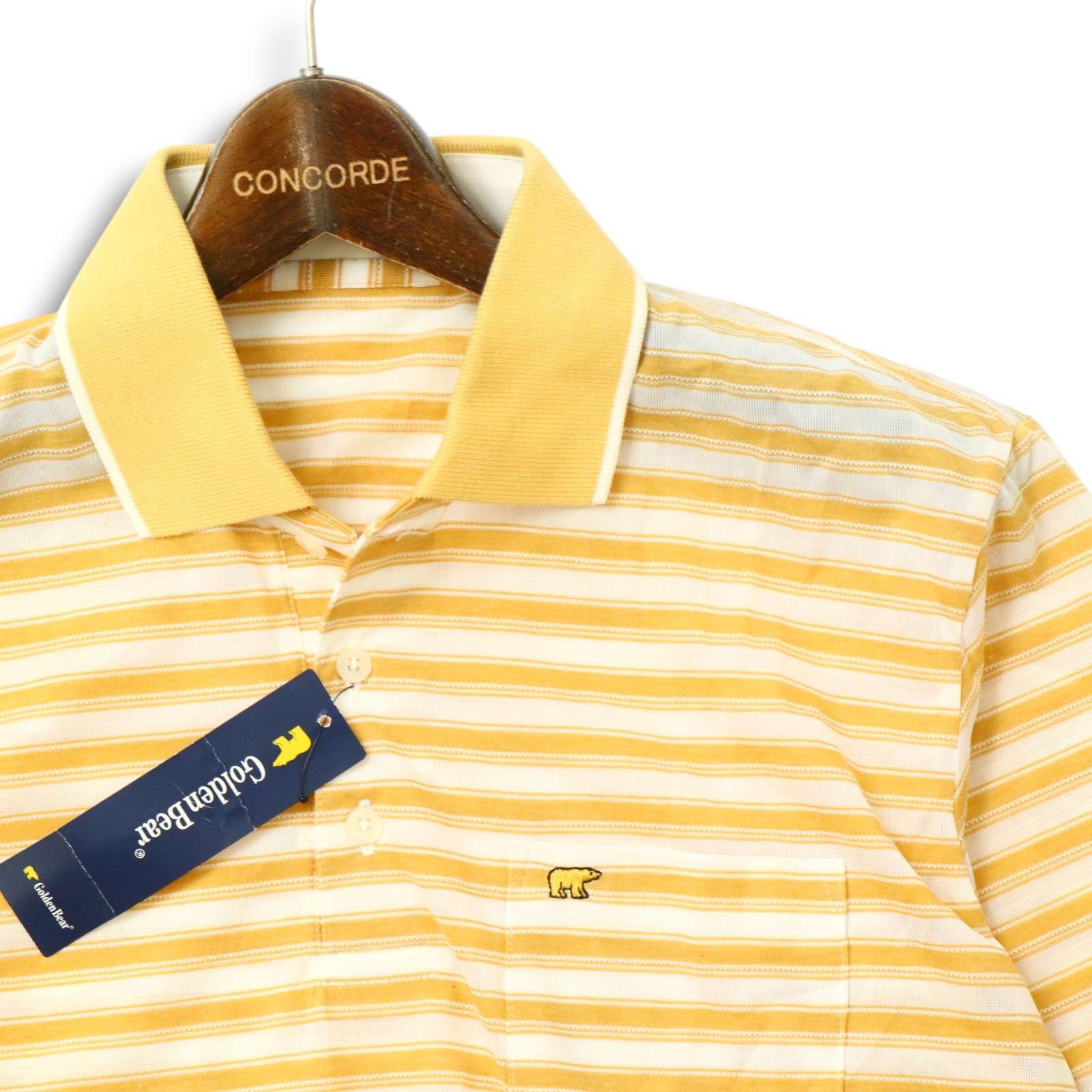 新品/ゴールデンベアー*Golden Bear　ボーダーポロシャツ　LLサイズ　日本製 50％OFF公式ボーダーポロシャツ&frasl;メンズ&frasl;セール