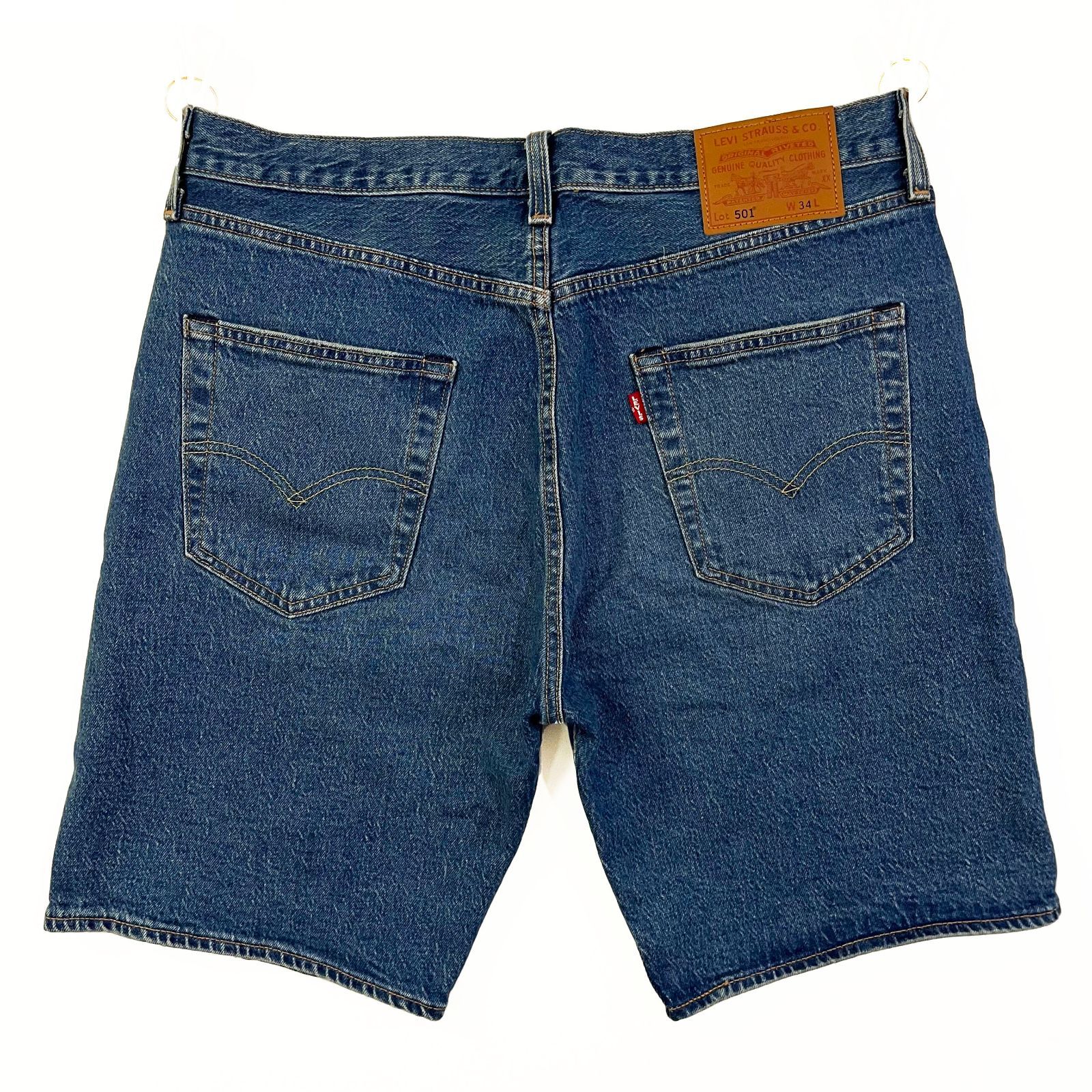 USED／34インチ】LEVI'S 501 BIG E ハーフパンツ ウォッシュドブルー