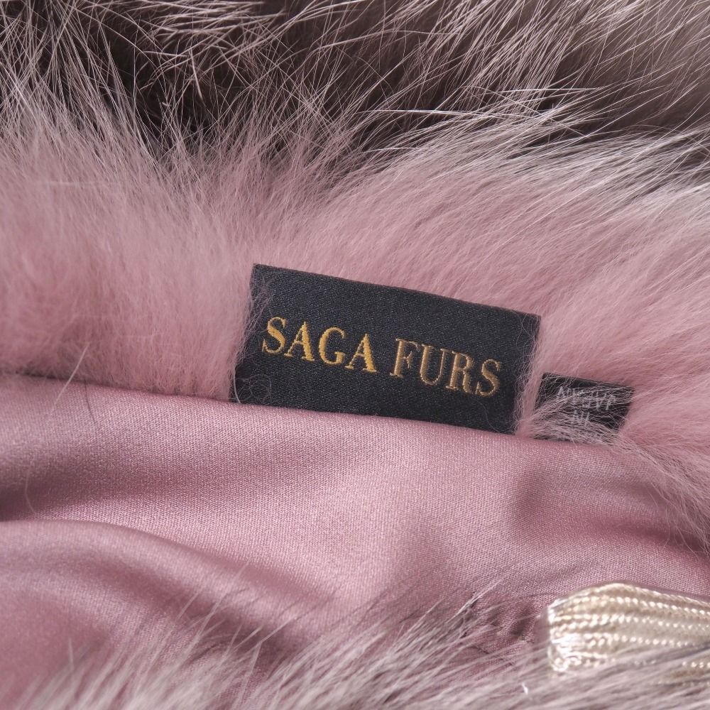 SAGA FURS サガファーズ 毛皮 ファー マフラー ショール しっぽ付 sagafurs - □美品□SAGA FOX サガ フォックス ストール