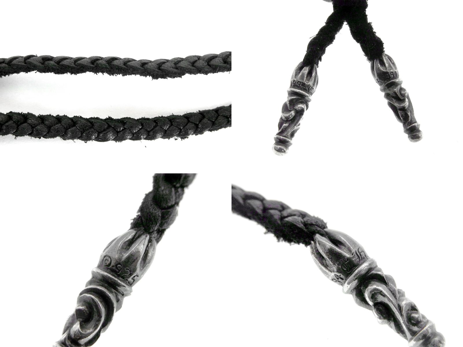 クロムハーツ CHROME HEARTS □ 【 LEATHER BRAID 】 レザー ブレード