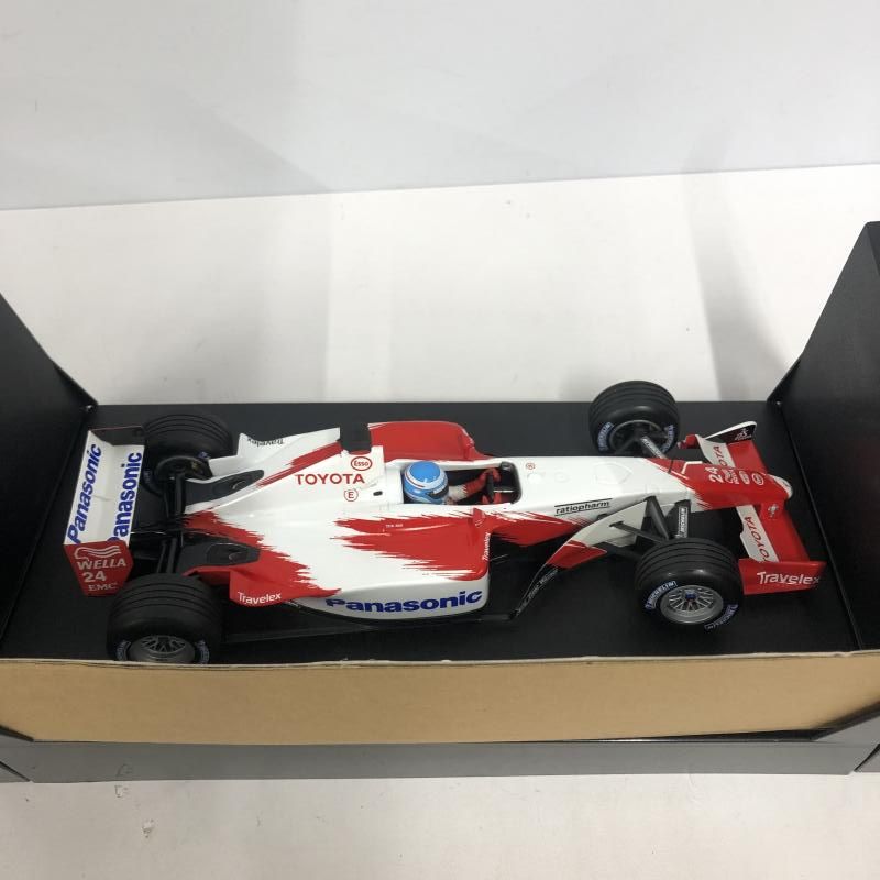 限定　未使用　ミニチャンプス　1/18 パナソニックトヨタレーシング　2005 ミニカー MINICHANPS 1/18 Panasonic TOYOTA Racing Minichamps