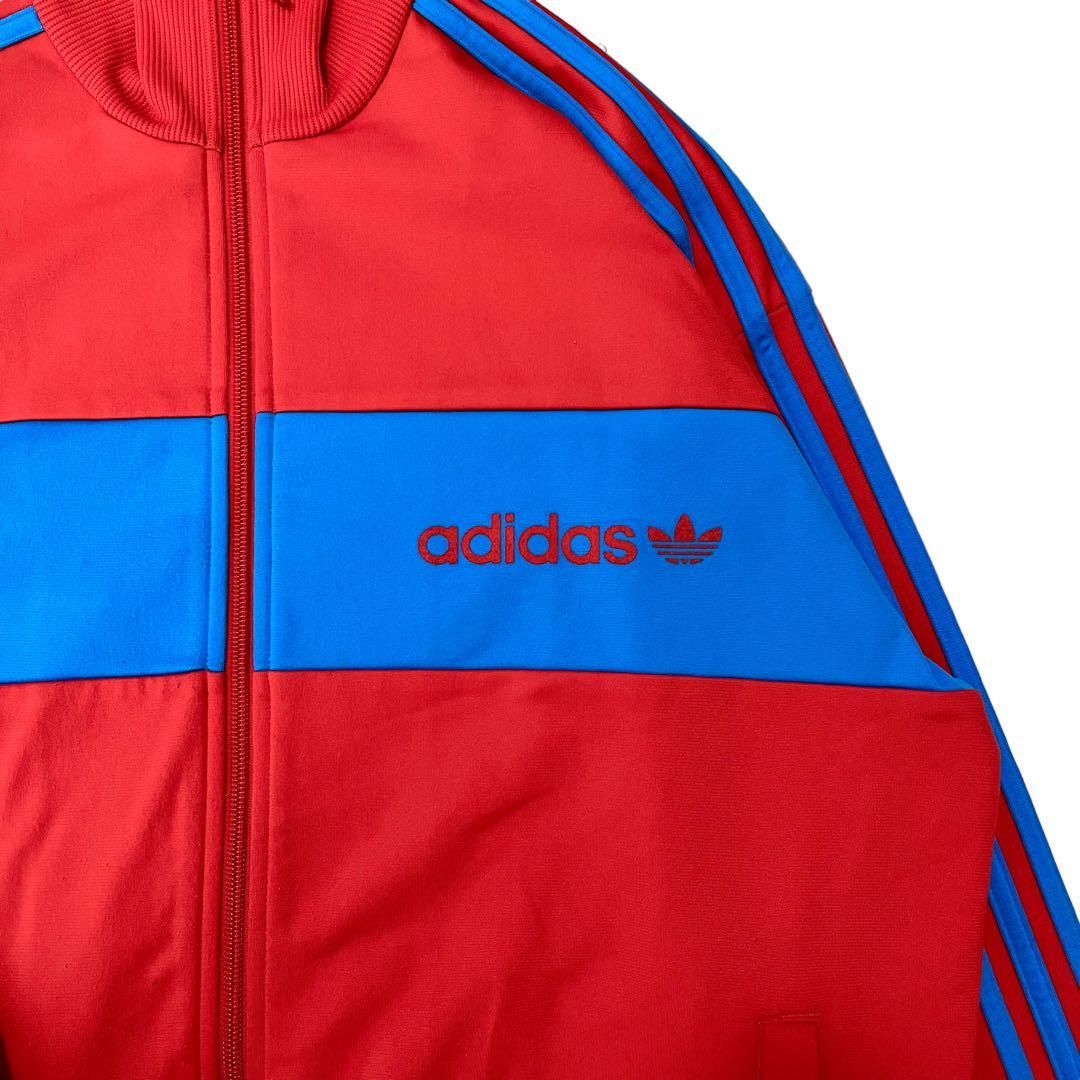 7999 adidasトラックジャケット RED/BLU 堂本剛着用モデル O - メルカリ