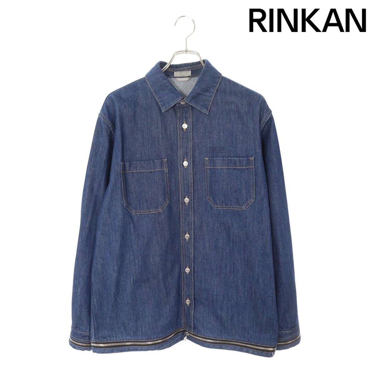 ディオール 343D582A337X ロゴジップディテールデニムジャケット メンズ 39