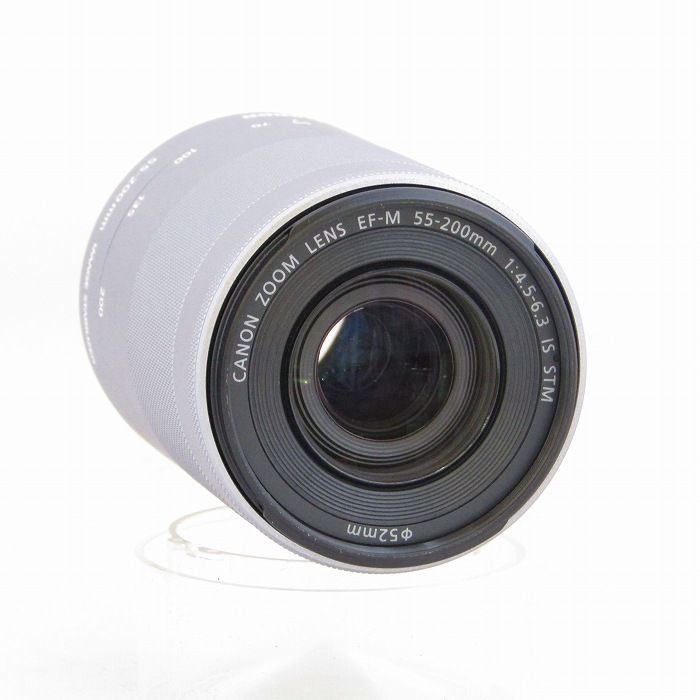 中古】(キヤノン) Canon EF-M55-200/4.5-6.3 IS STM シルバー 望遠 EF  