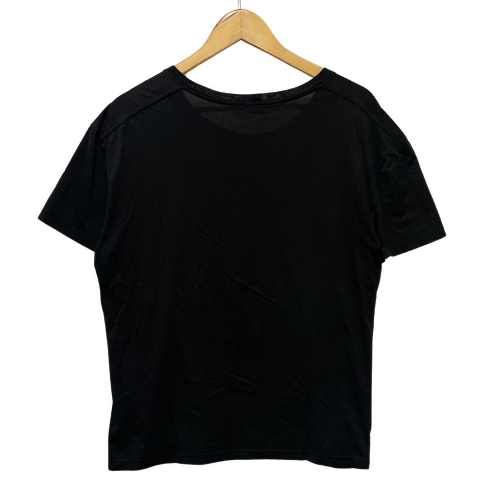 CELINE ブラック Tシャツ S確実正規品 CELINE セリーヌ 品番 X008370E ロゴ プリント Tシャツ ブラック