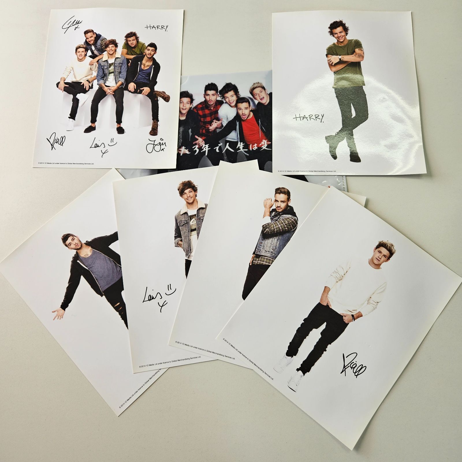 公式】ワン・ダイレクション One Direction ブロマイド6枚セット