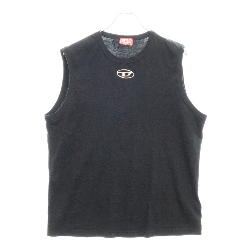 DIESEL (ディーゼル) T-BISCO-OD Dロゴノースリーブカットソー