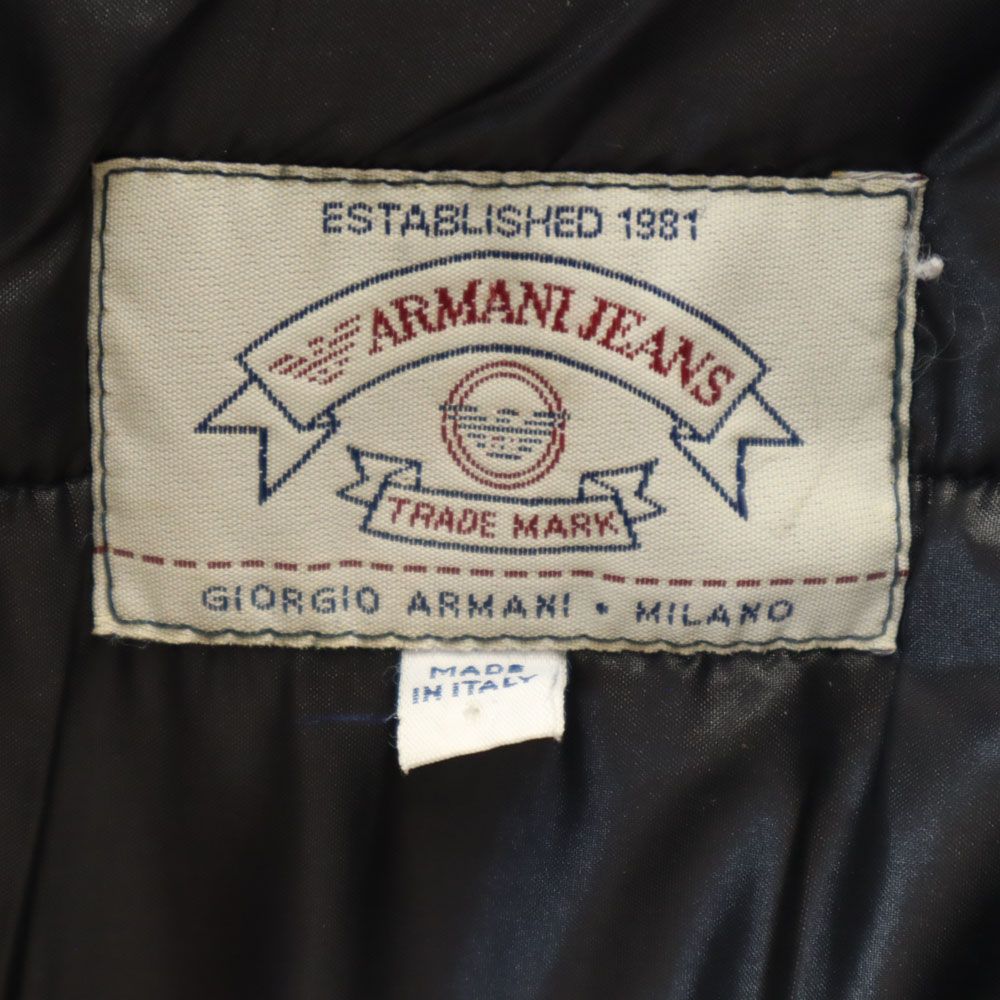 アルマーニ ジーンズ　コート　ネイビー　40 アルマーニ ジーンズ ARMANI JEANS ミリタリージャケット P