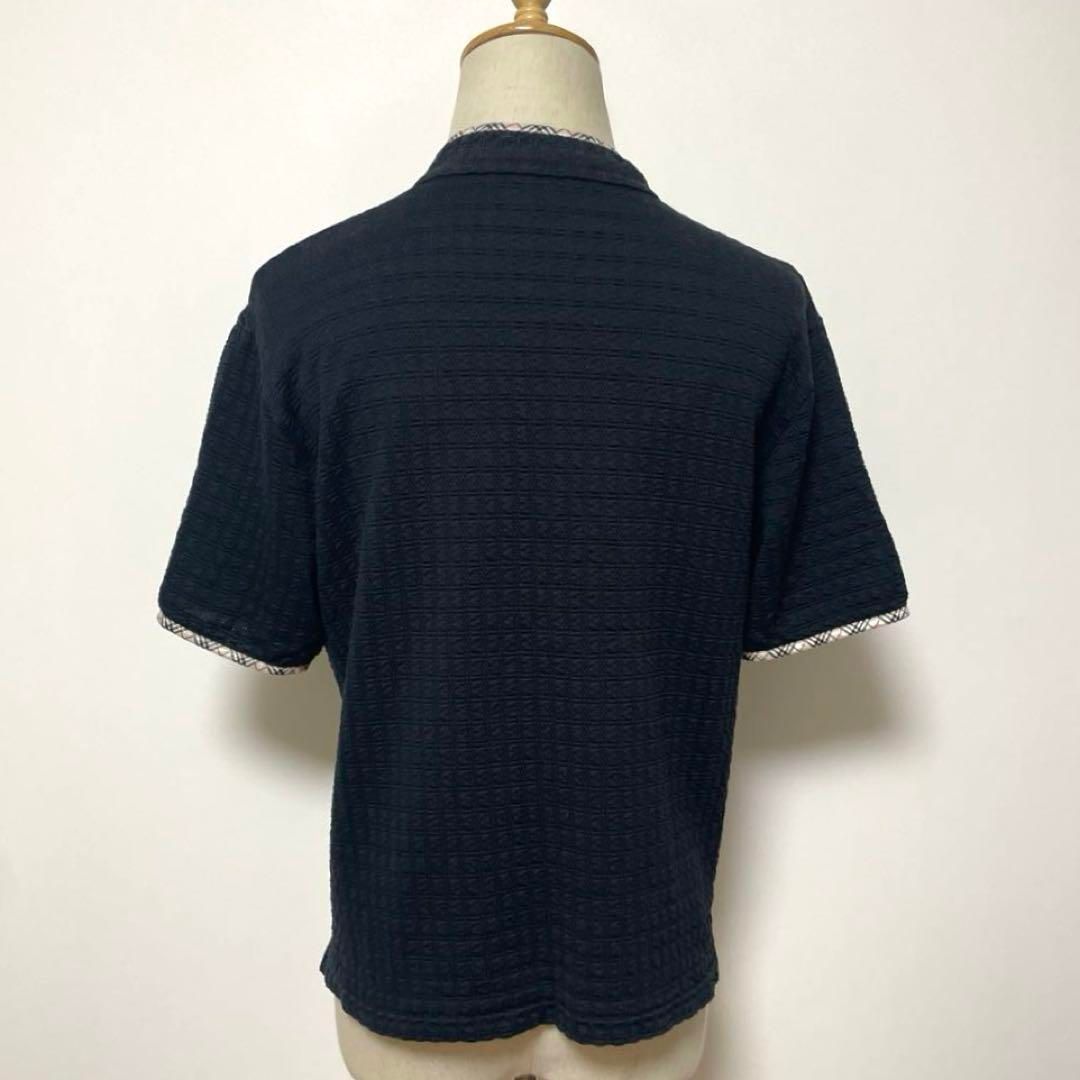 バーバリーゴルフ BURBERRY GOLF ハーフジップシャツ 半袖 ポロシャツ