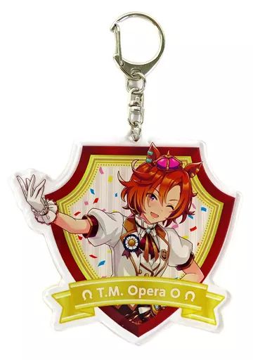 中古】雑貨 テイエムオペラオー 公式アクリルキーホルダー