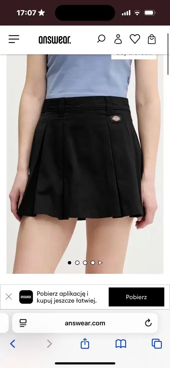 ディッキーズ ユニオン スカート ブラック 27 size