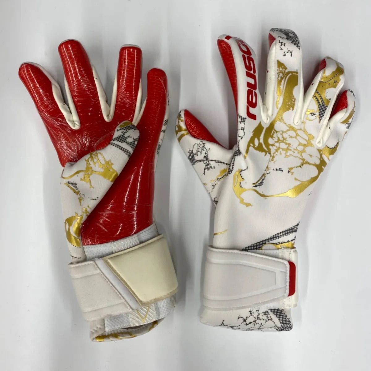 ロイッシュreusch キーパーグローブサイズ105360075 1011 ホワイトゴールド