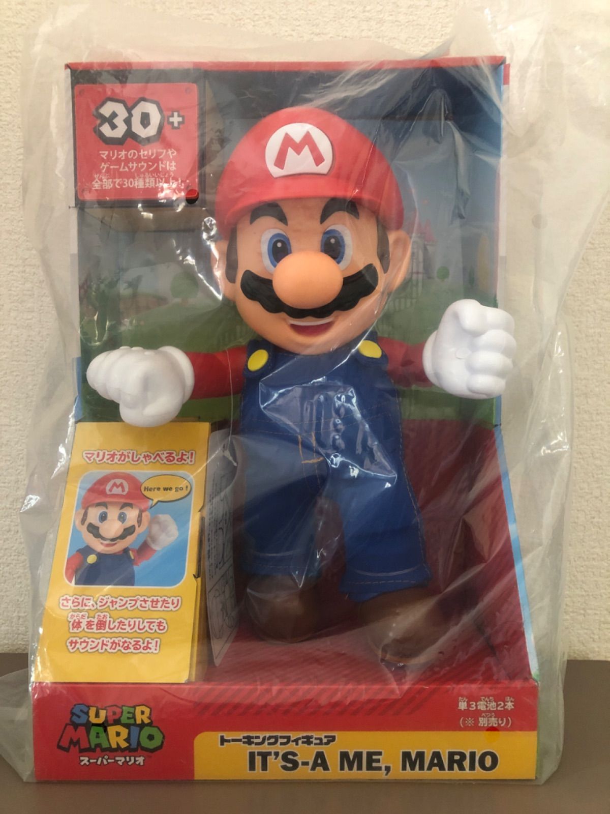 三英貿易 スーパーマリオ トーキングフィギュア　IT’S-A ME， MARIO トーキングフィギュア IT\u0027S -A ME, MARIO｜三英貿易株式会社 スーパー