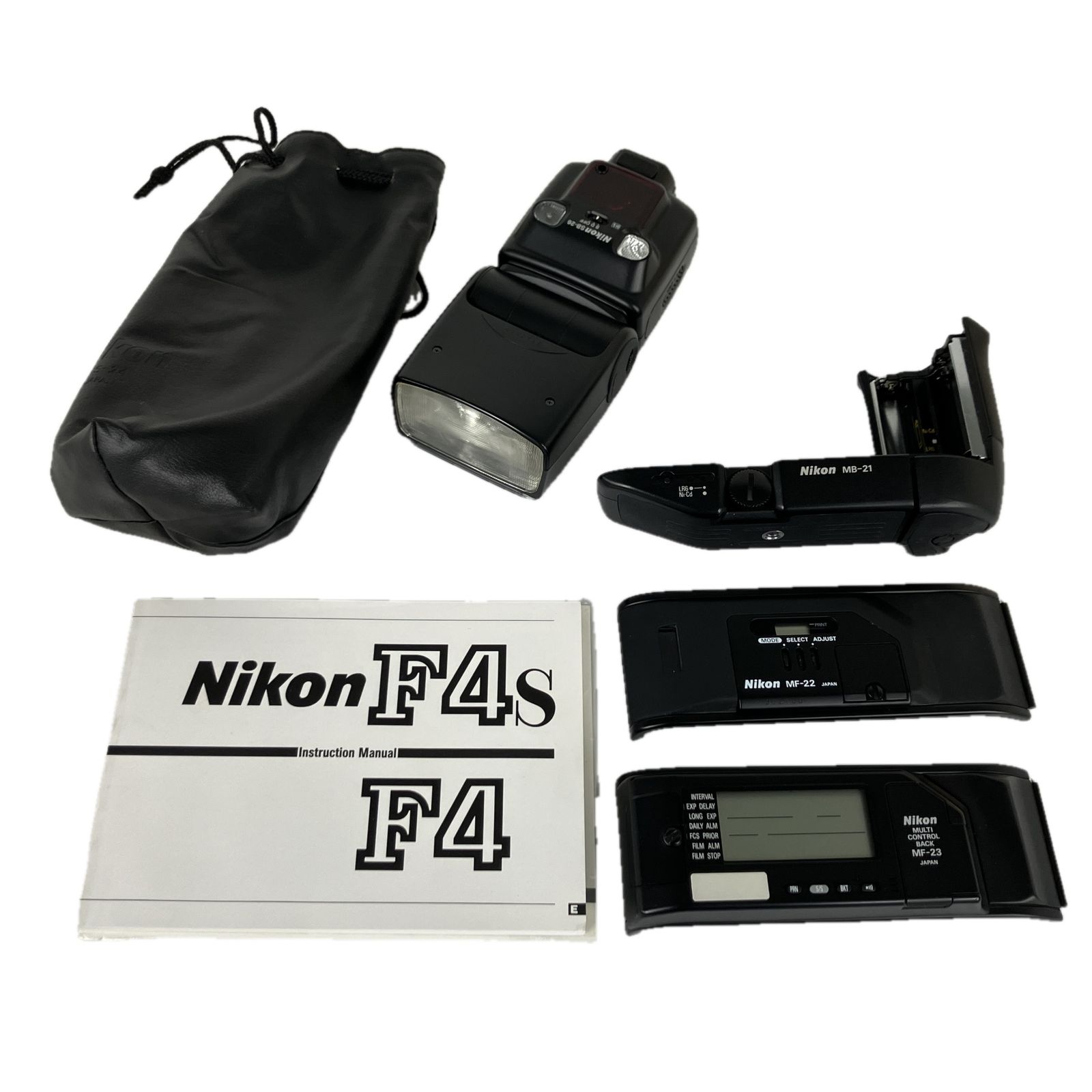 Nikon F 4 S フィルムカメラ ボディ ストロボ データバック付