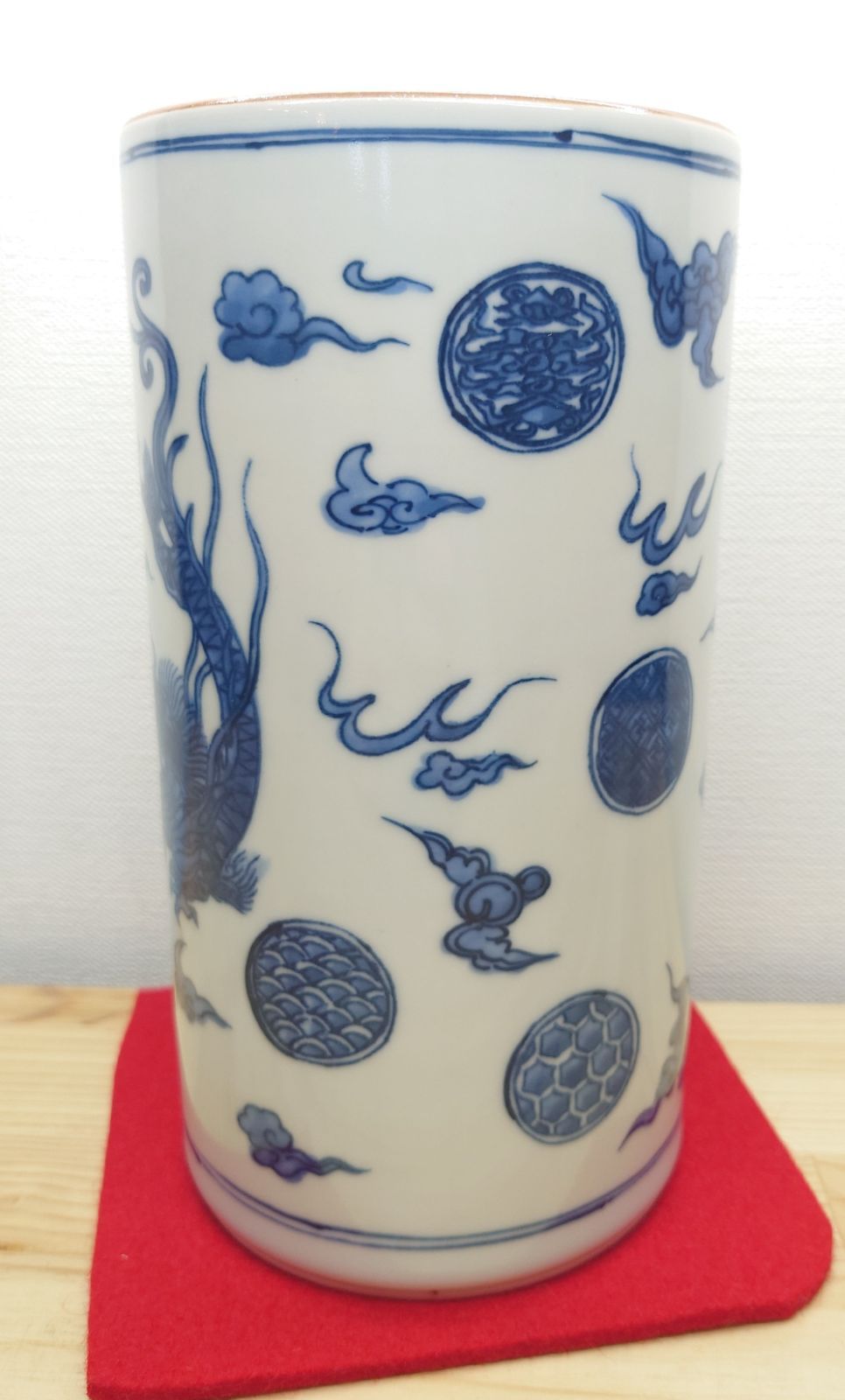 逢絢亭】茶道具 水指 瀬戸焼 萩釉 曜変水指 耳付 味下隆司 共箱入り 萩