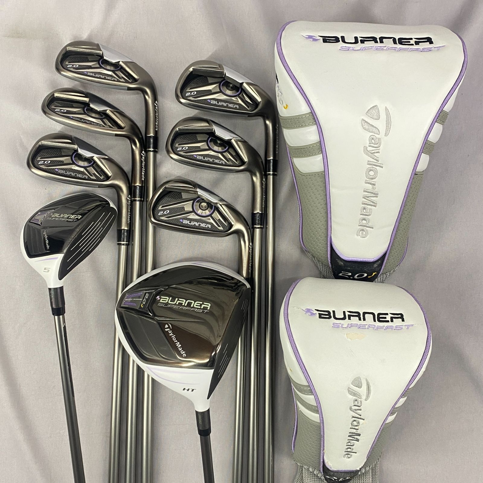 口コミ・レビューで人気商品を探そう BURNER TaylorMade 2.0 8本セット（8本セット アイアンセット ゴルフバッグ・キャディバッグ