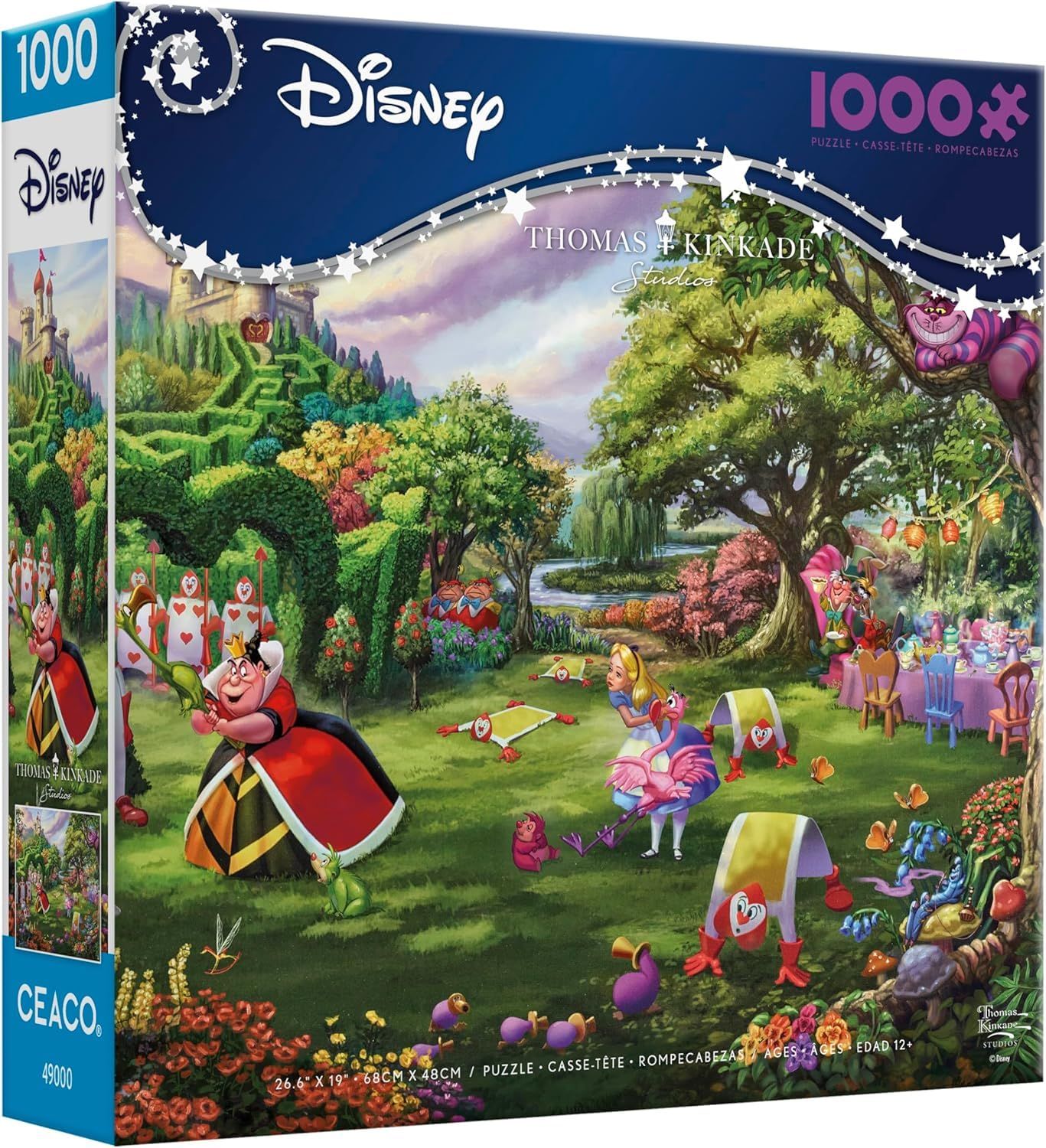 Ceaco - トーマス キンケード - ディズニー - ハートの女王 - 1000ピース ジグソーパズル