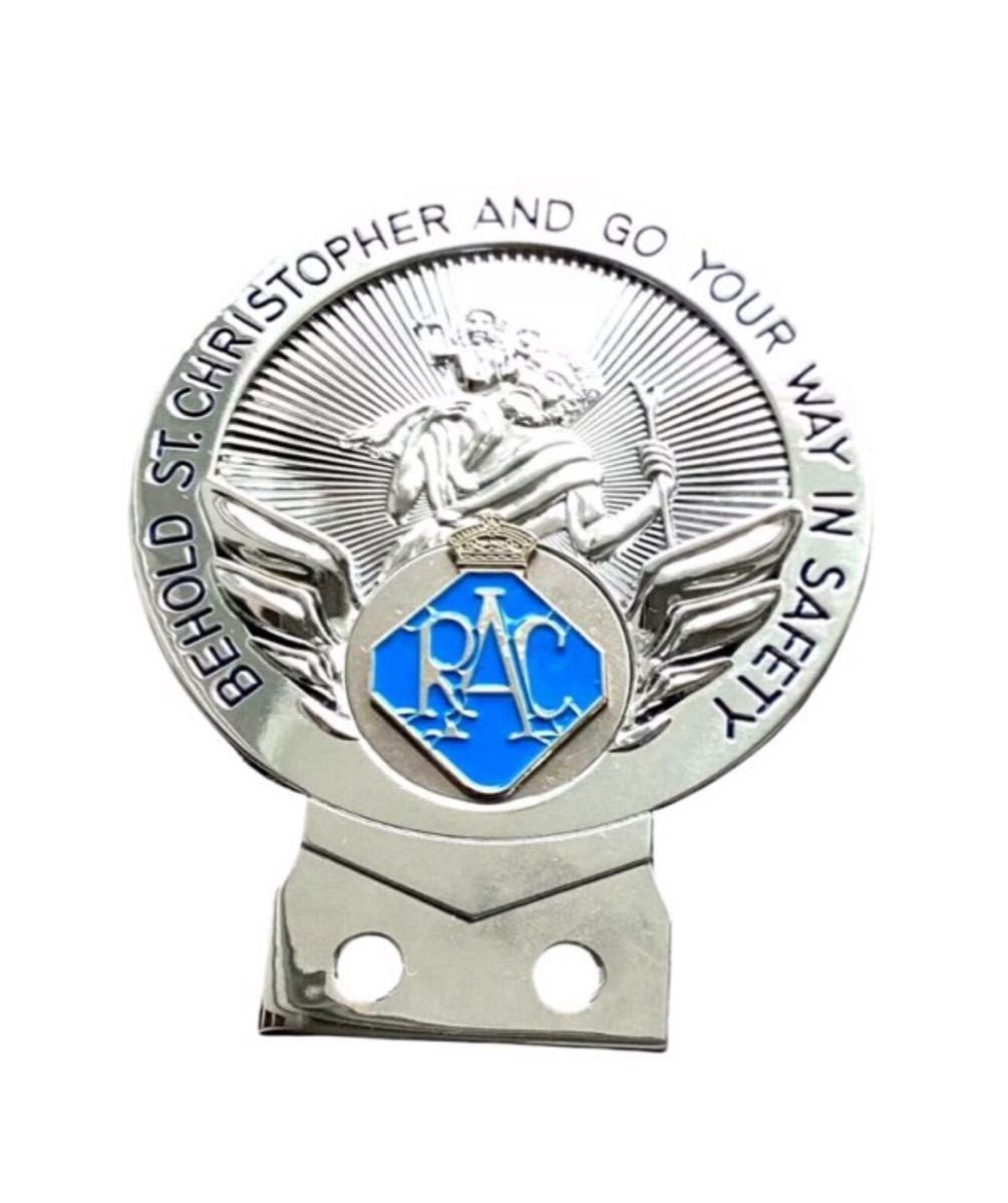 セントクリストファー RAC カー グリル バッジ 交通安全 お守り 英国製