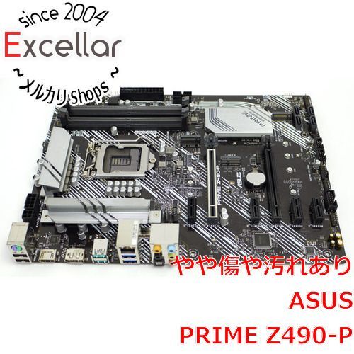 [bn:18] ASUS製　ATXマザーボード　PRIME Z490-P　LGA1200