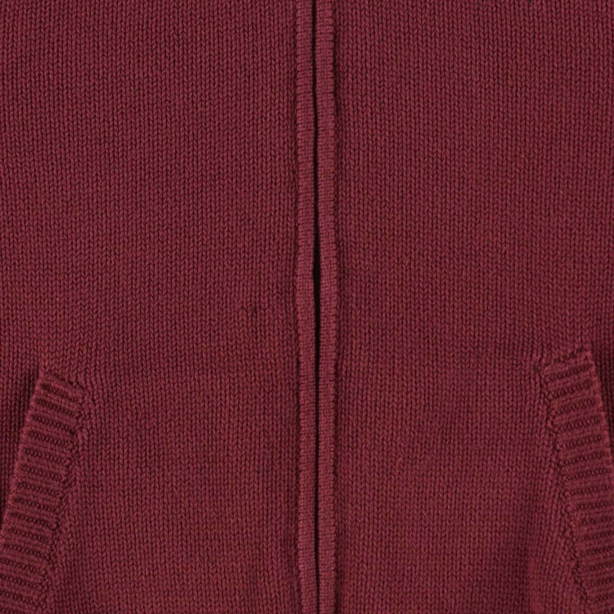 古着 ラルフローレン Ralph Lauren RALPH LAUREN SPORT ビッグカラー コットンニットフルジップセーター レディースXL相当 /eaa499101 ss2503_30 古着 ラルフローレン Ralph Lauren RALPH LAUREN SPORT ビッグ