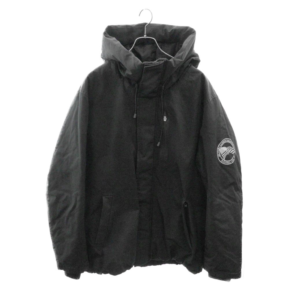 AVIREX (アヴィレックス) MILITARY FUNCTION DOWN HOODY JACKET ミリタリーファンクション ダウンジャケット ブラック 6182198