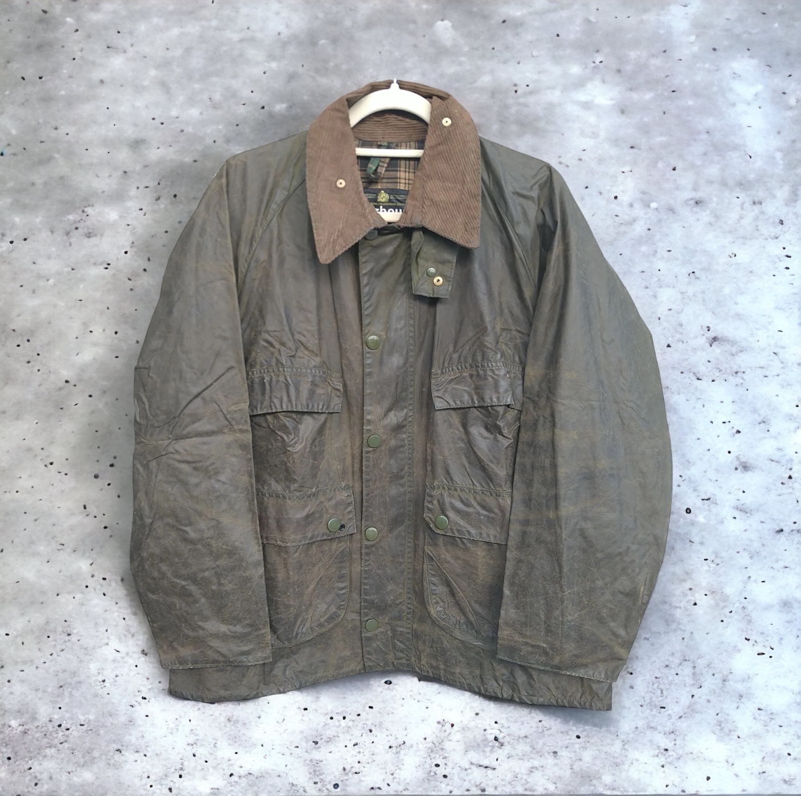 ☆80s☆ バブアー BARBOUR 1 Crest Vintage Barbour 