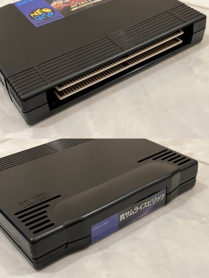 SNK ネオジオ ROM 真サムライスピリッツ 覇王丸地獄変 取説付 NEO-GEO ゲームソフト UP786_INFO
