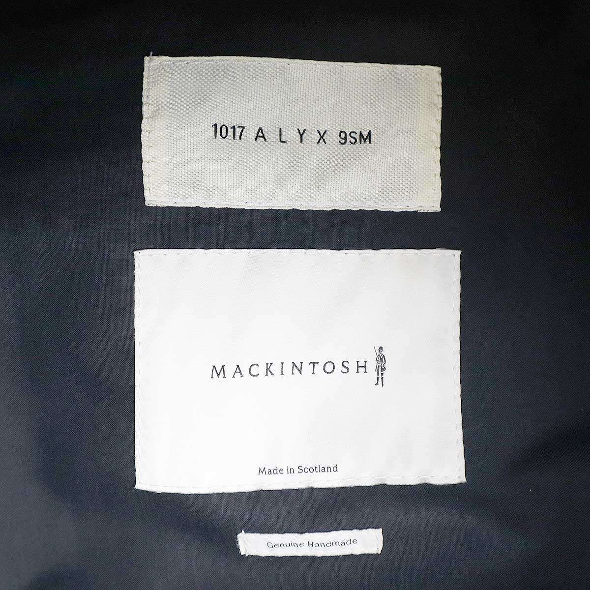 1017 ALYX 9SM×MACKINTOSH アリクス×マッキントッシュ Black Bonded