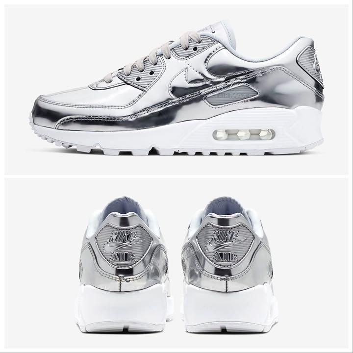 卸直営店（お得な特別割引価格） 新品W AIR MAX 90 SP CHROME