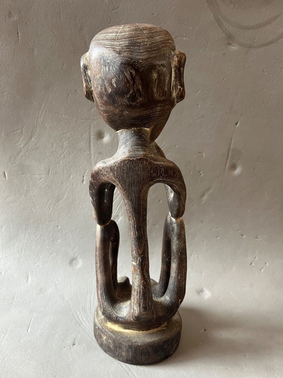 アフリカ 木彫り彫刻 人物モチーフ 民族人形 海外 オブジェ アフリカ