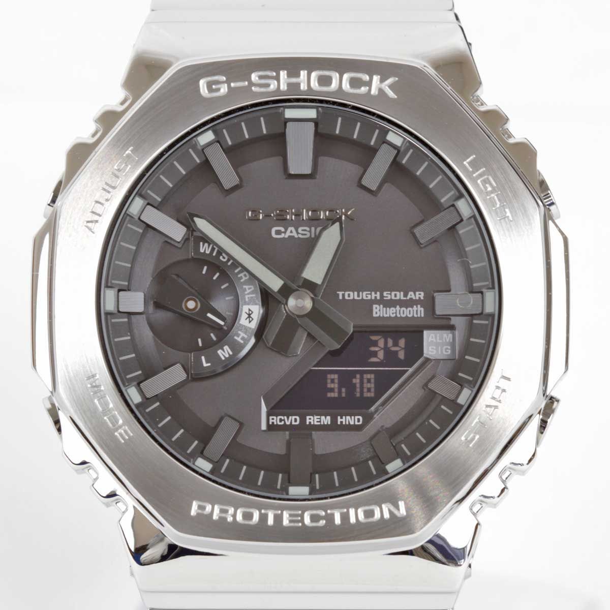 美品『ほぼ未使用』 CASIO G-SHOCK 5691 GM-B2100D-1AJF 腕時計 ソーラー メンズ