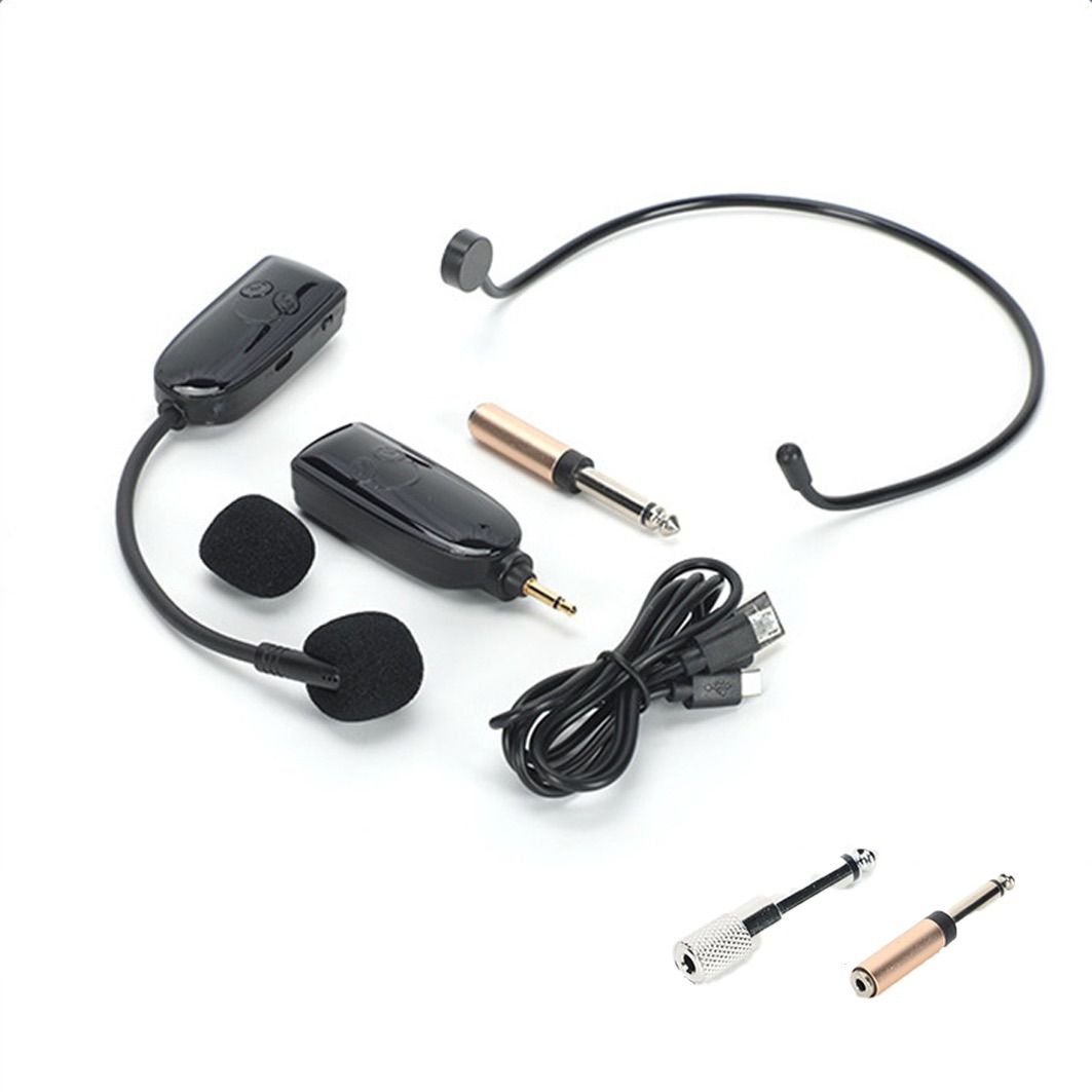 ワイヤレスマイク ヘッドセット 2.4G 無線マイク 耳掛式 拡声 録音