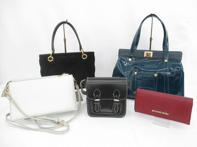 マイケルコース ヴェルサーチジーンズ 他 ハンド ショルダーバッグ 長財布 5点 レディース