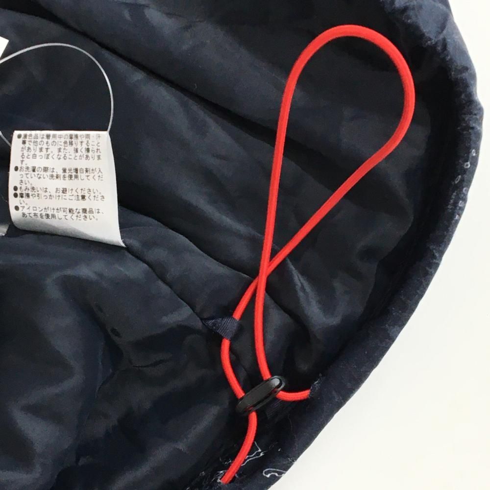 美品】ニューバランスゴルフ 2WAY中綿スニード ネイビー×白 世界地図柄