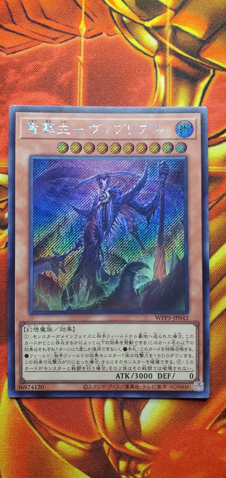 遊戯王　遊戯王デュエルモンスターズ　遊戯王ワールドプレミアムパック2024　竜葬主ヴィブリアル　シク１枚