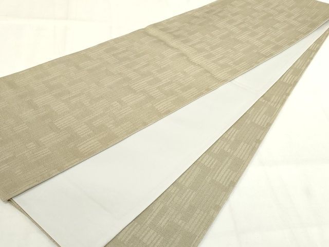 平和屋本店■極上　ひなや工房　くむ・あむ・おる　伊豆蔵明彦　組織　訪問着・袋帯セット　単衣　横段文　正絹　逸品 KAAA1703kk4 平和屋本店□極上 ひなや工房 くむ・あむ・おる 伊豆蔵明彦 組織 訪問