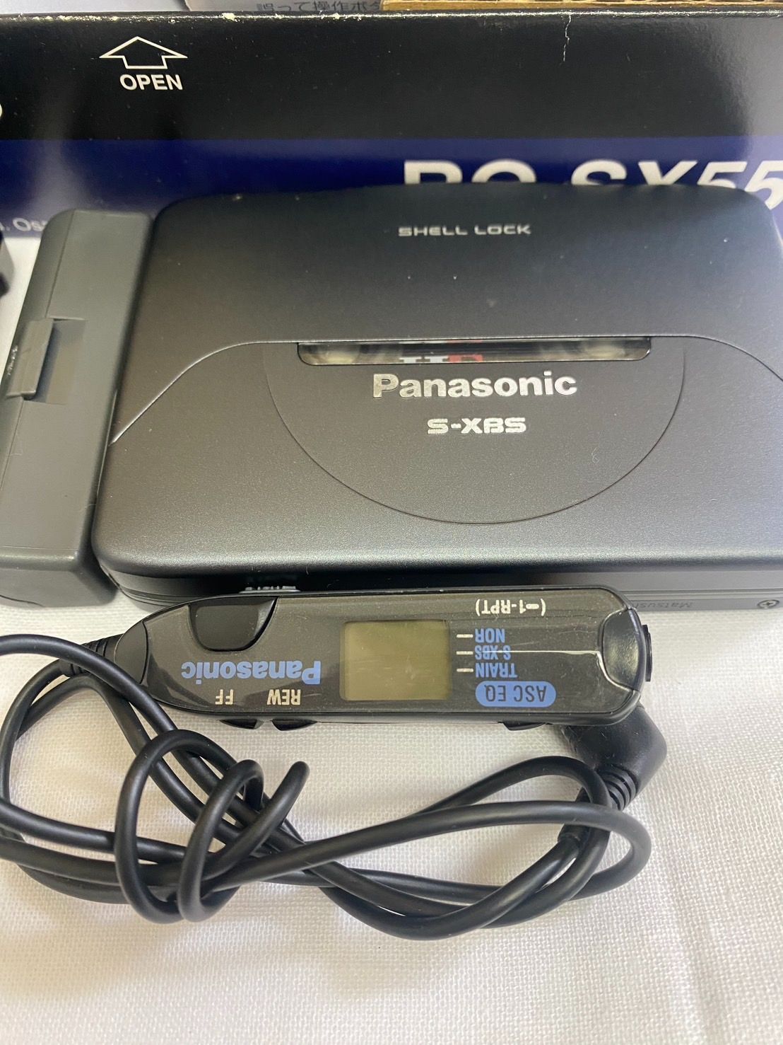 Panasonic カセットプレーヤー RQ-SX55　美品 動作未確認 Panasonic カセットプレイヤー RQ-SX55 STEREO CASSETTE PLAYER 動作