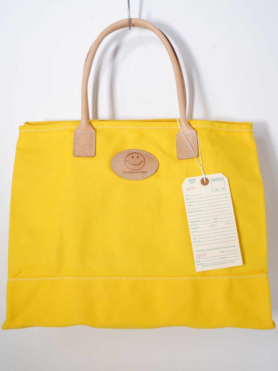 ジャクソンマティスJACKSON MATISSE ×HERITAGE LEATHER CO. レザーxキャンバストートバッグ新品【Ｍ】【MBGA51899】